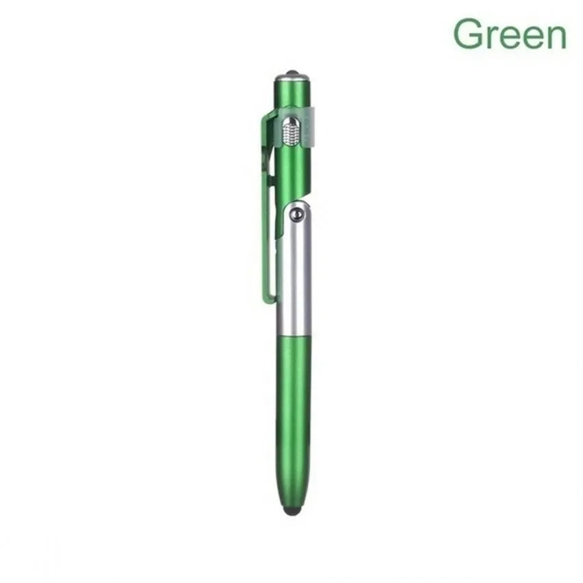 4 in 1 Multifunction Ballpoint Pen with LED Light and Phone Holder