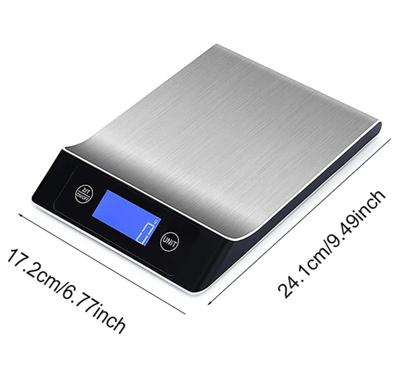 Digital Kitchen Scale, 15Kg/1g, LED Display