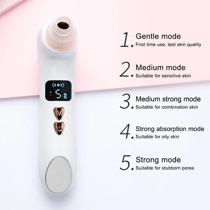 Visual Blackhead Remover Facial Deep Clean Machine | Heated Electric Extractor