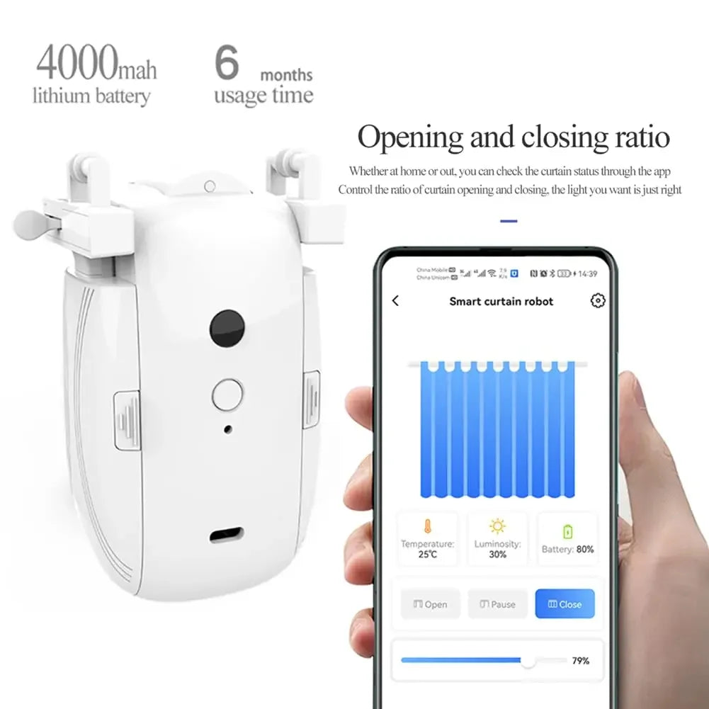 Smart Curtain Robot with Voice Control