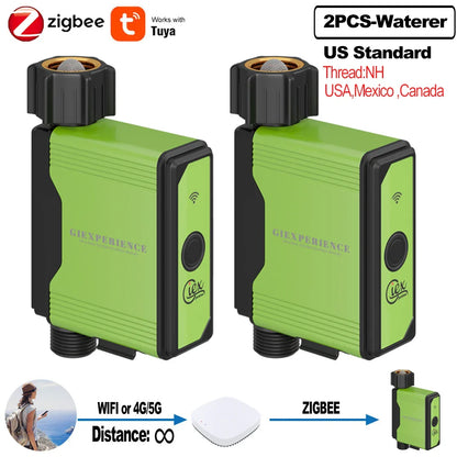 ZIGBEE WIFI Garden Watering Timer with Smart Sprinkler System - TUYA Compatible