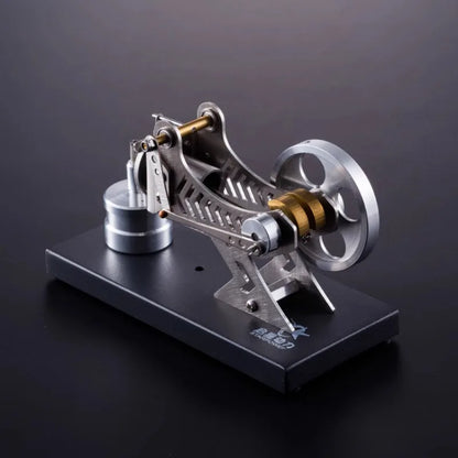 Vacuum Stirling Engine Motor Model - Educational Hot Air Science Experiment Kit