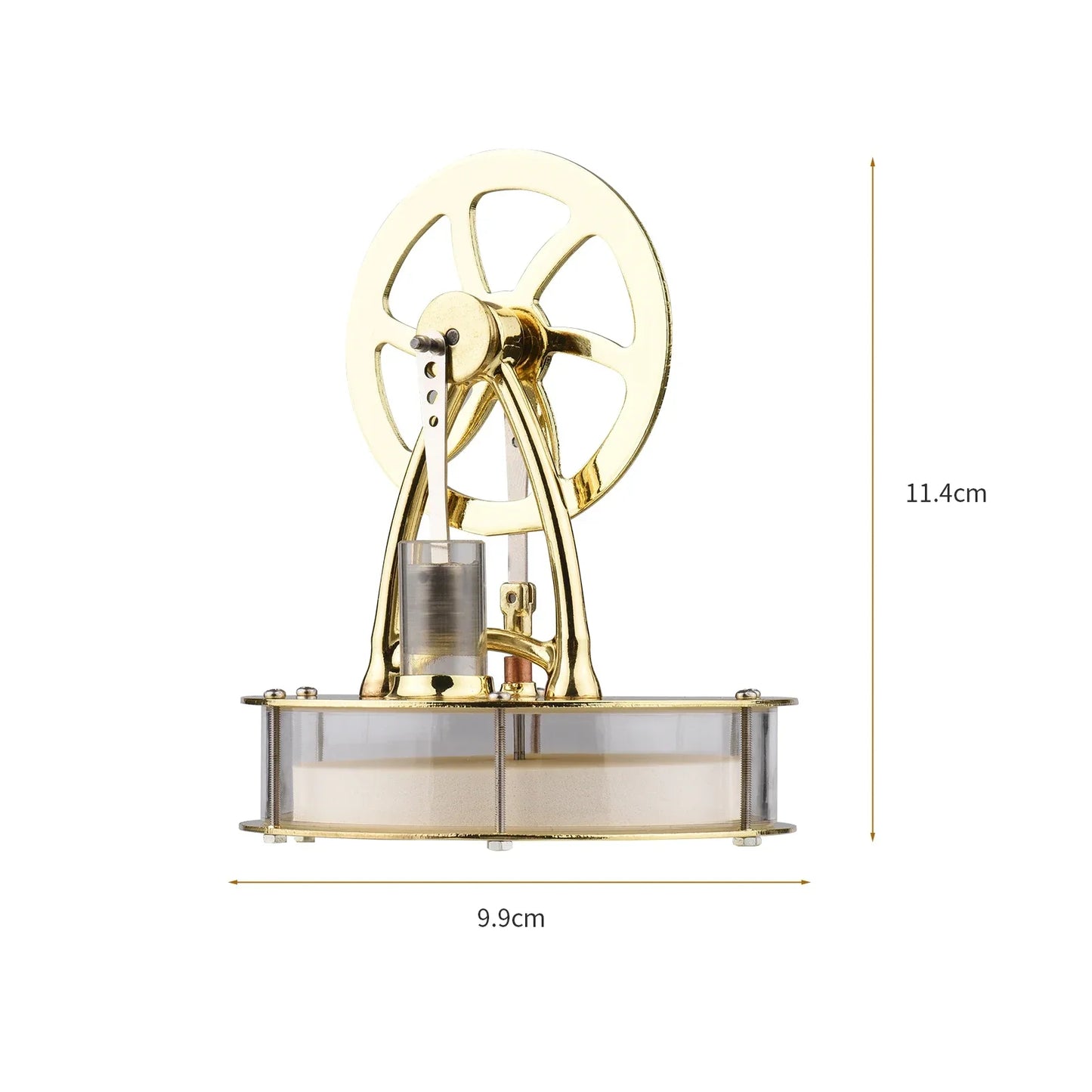 Low Temperature Stirling Engine Electricity Generator - Educational & Safe Model