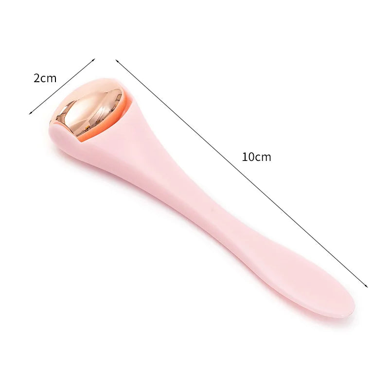 Double Head Stainless Steel Ice Roller & Eye Cream Stick - Face Massager & Beauty Tool