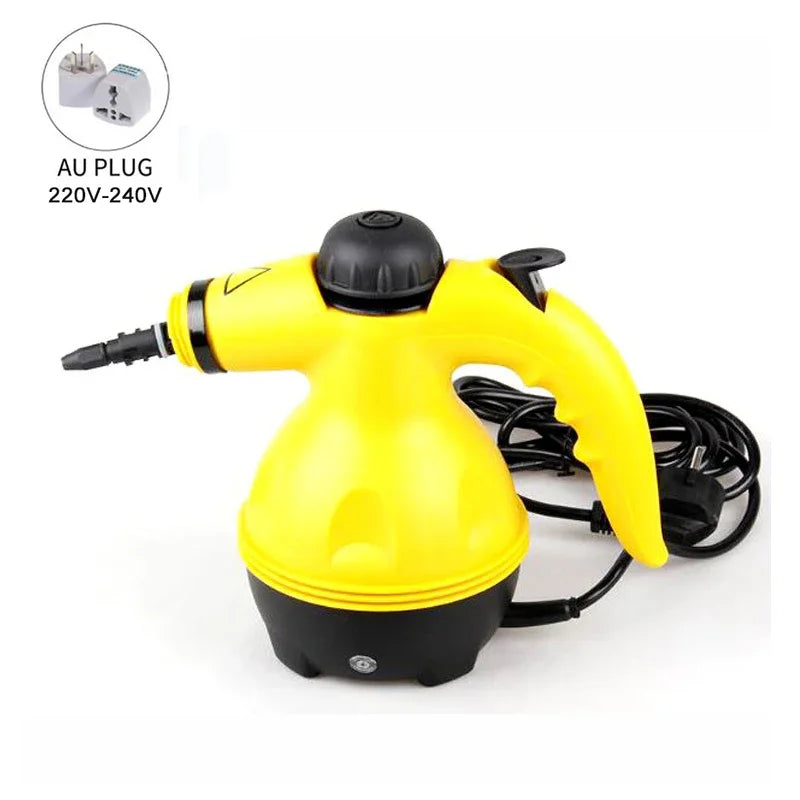 High Temperature Multi Purpose Steam Cleaner with 9 Accessories for Carpets, Curtains, and Car Seats