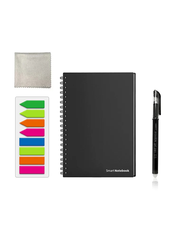 A6 Reusable Smart Notebook with Cloud Storage and Erasable Pen