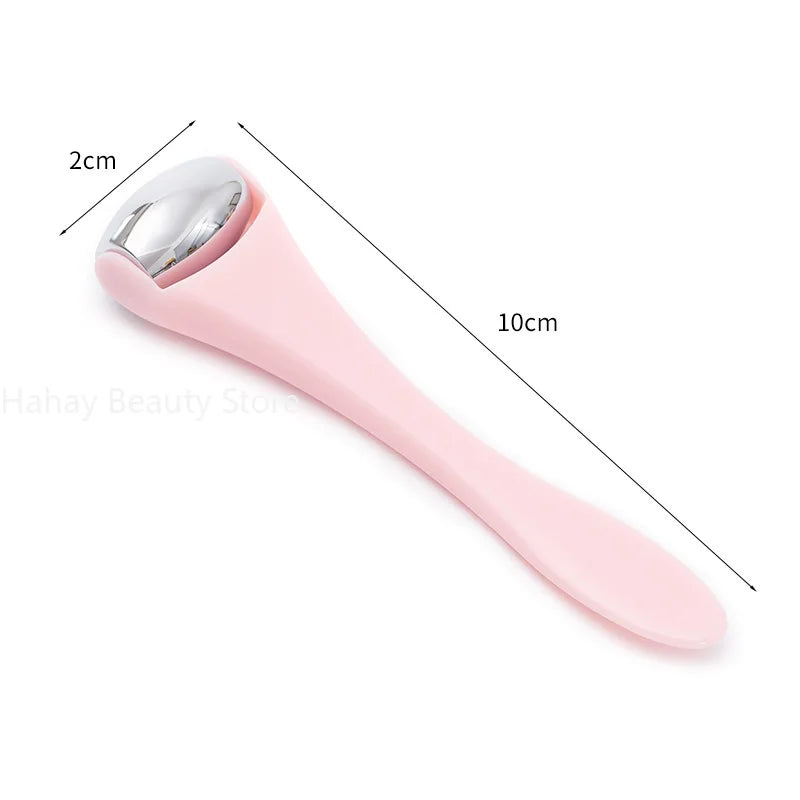 Double Head Stainless Steel Ice Roller & Eye Cream Stick - Face Massager & Beauty Tool