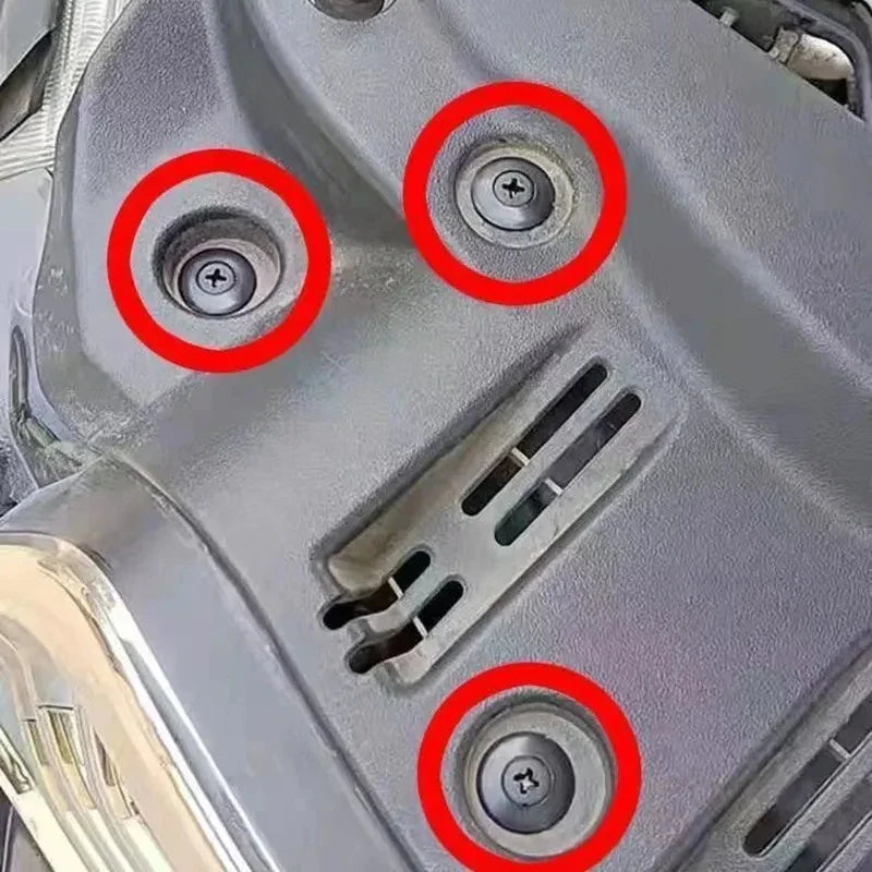 8mm Plastic Rivets Fasteners for Car Bumper & Fender - Toyota, Kia, Nissan