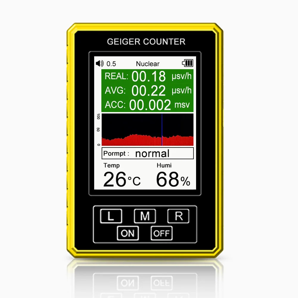 BR-9C-XR-3 Pro Handheld EMF Geiger Counter & Radiation Detector