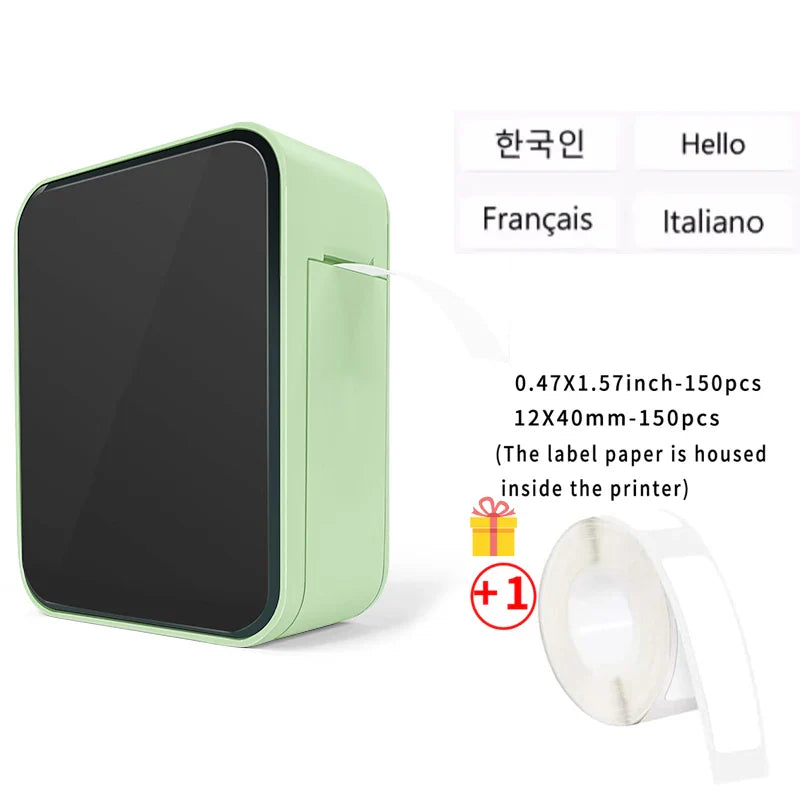 Marklife Mini Bluetooth Thermal Label Printer - Compact & Portable Ink-Free Sticker Maker