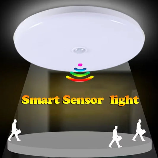 Smart LED Ceiling Light with Motion Sensor for Home & More