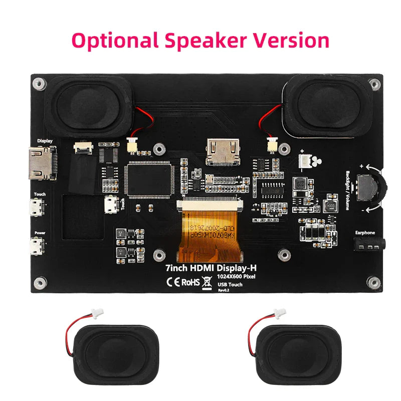 7 Inch Portable IPS LCD Touch Screen Monitor for Raspberry Pi & PC