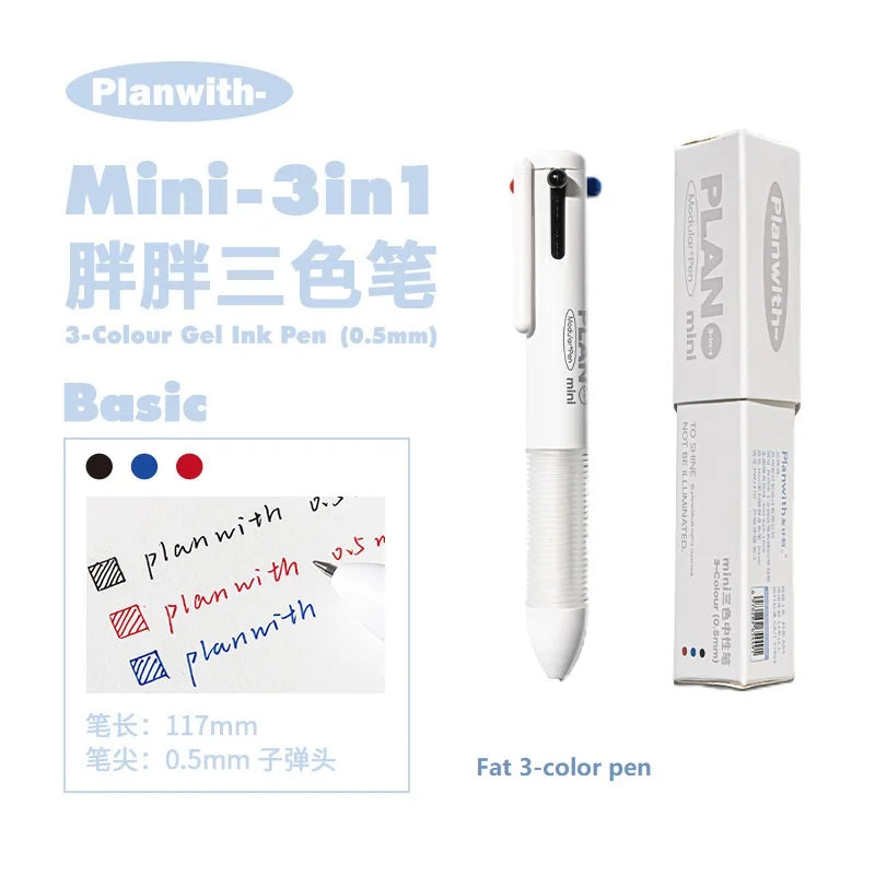 Planwith M5 Binder Notebook Set with Versatile Gel Pens and Flipchart Notepad
