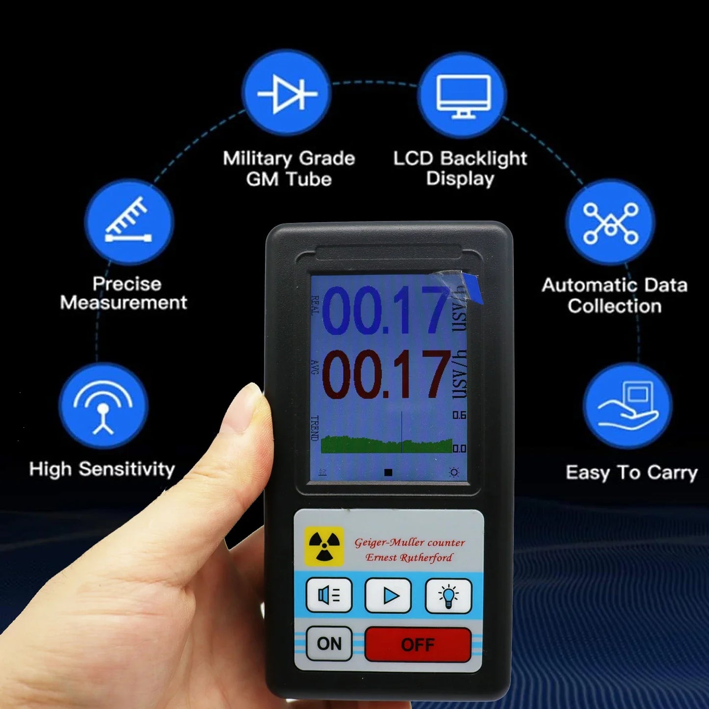 Assembled DIY Geiger Counter Kit | Radiation Detector with Miller Tube - mythtiger
