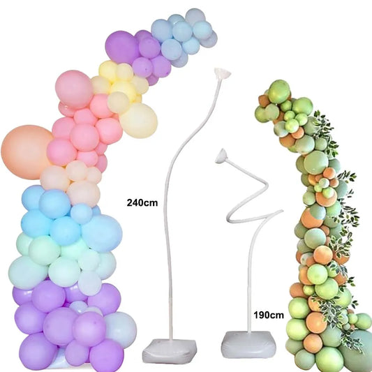 Balloon Stand Arch - Flexible Balloon Column for Weddings, Parties, & Events - 2.8M/1.9M