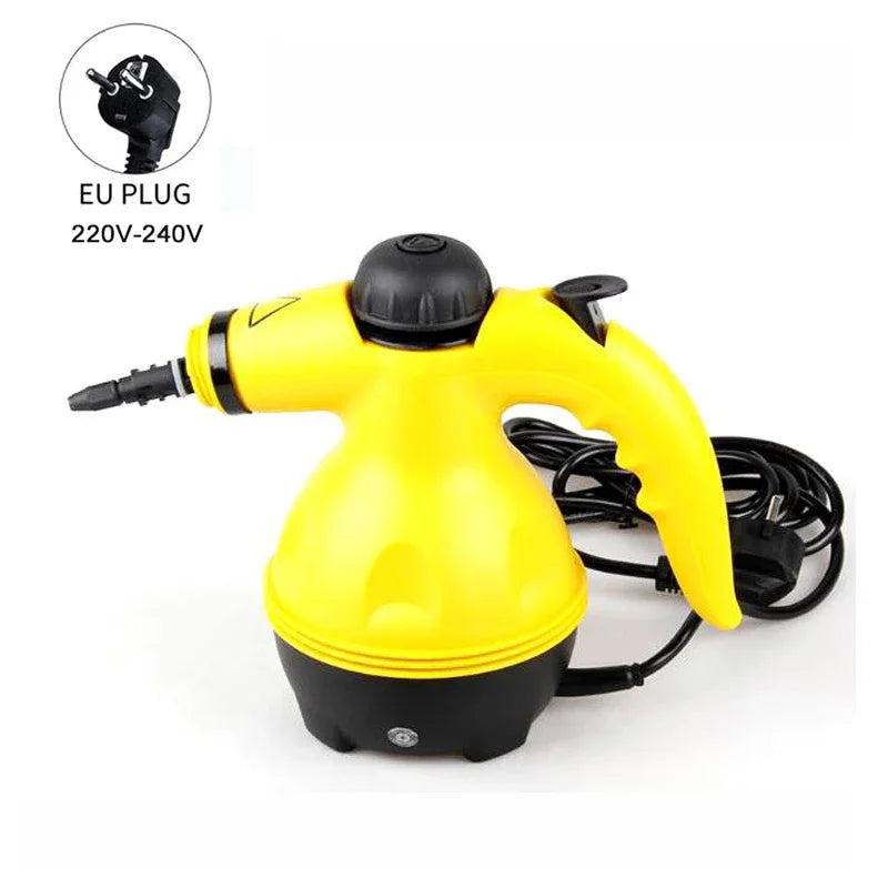 High Temperature Multi Purpose Steam Cleaner with 9 Accessories for Carpets, Curtains, and Car Seats
