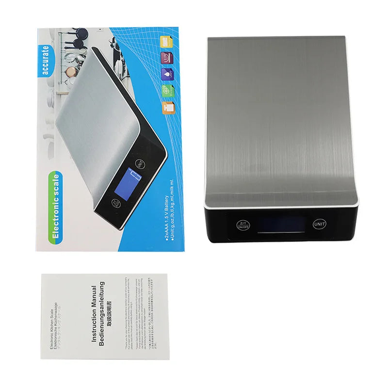 Digital Kitchen Scale, 15Kg/1g, LED Display