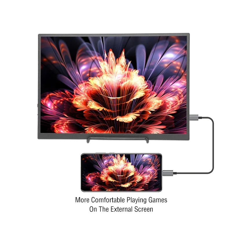 Anmite 10.5-Inch Portable Monitor 1280P HDR - Perfect for Gaming & Expansion
