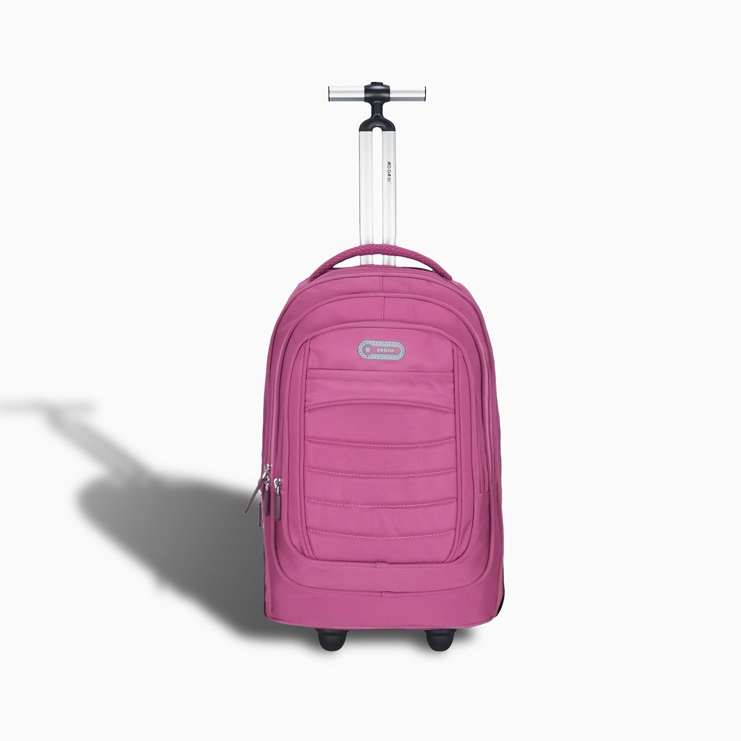 AODASI 20" Rolling Backpack with 16" Laptop Compartment, Telescopic Handle & In-Line Skate Wheels