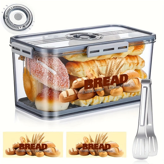Airtight Bread Box - Leak-Proof Container for Freshness & Space Efficiency