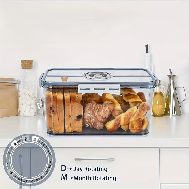 Airtight Bread Box - Leak-Proof Container for Freshness & Space Efficiency