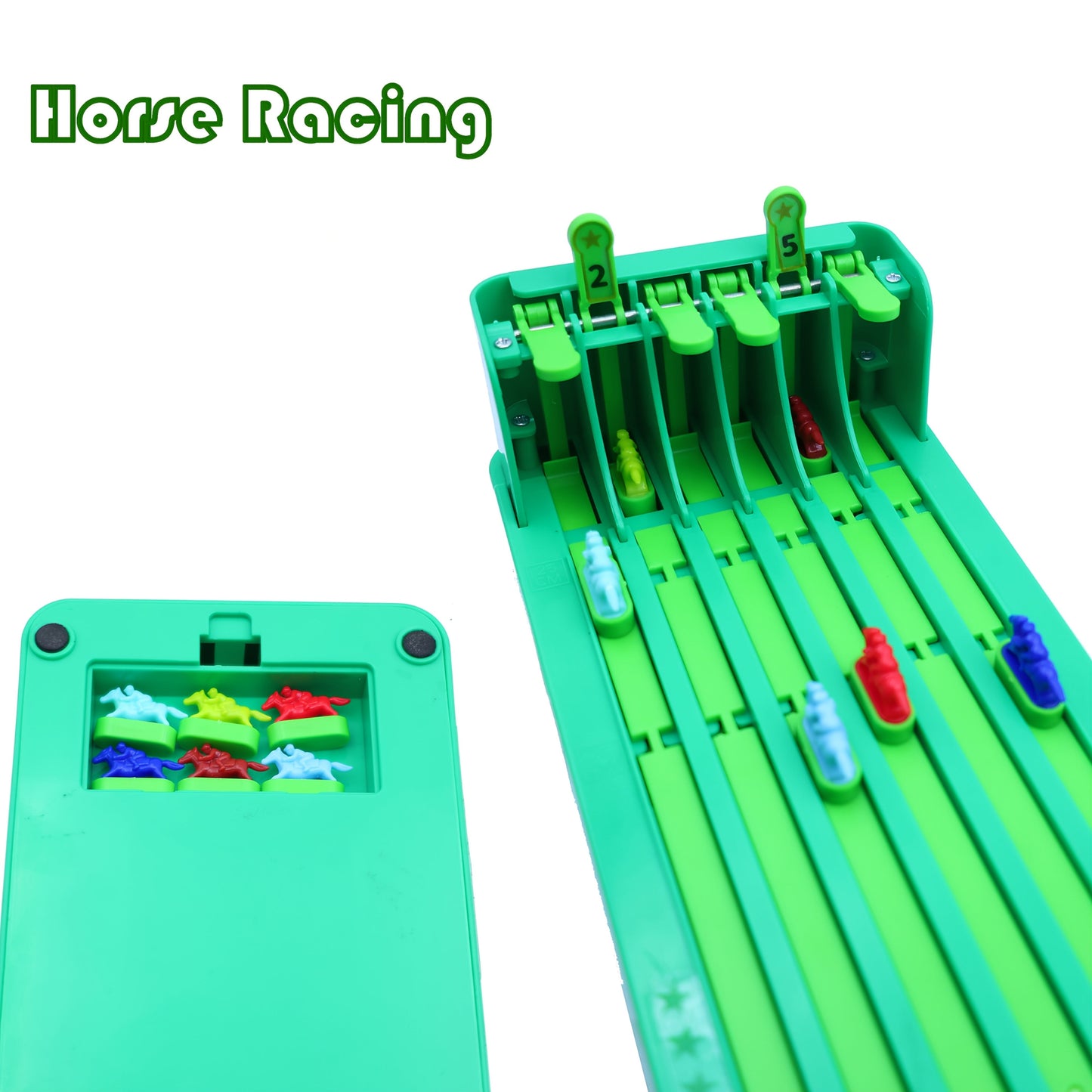 Racing Union Six-Horse Track Game - Exciting Family Fun & Perfect Holiday Gift
