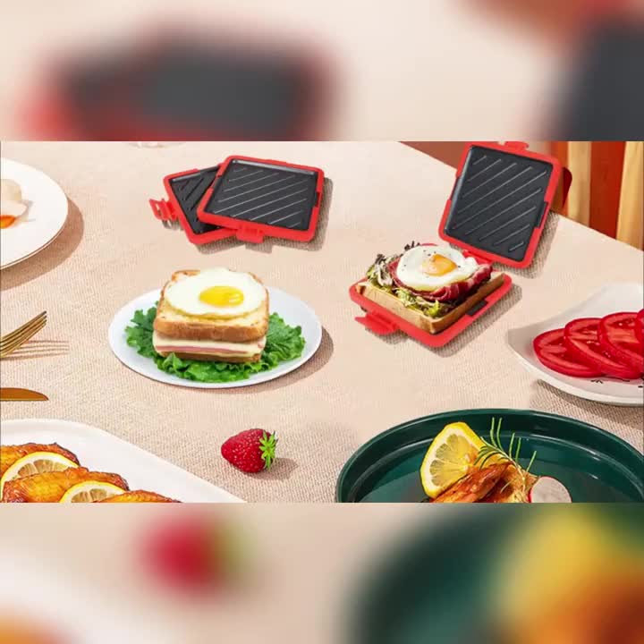Versatile Microwave Toaster for Toast, Waffles, and Sandwiches