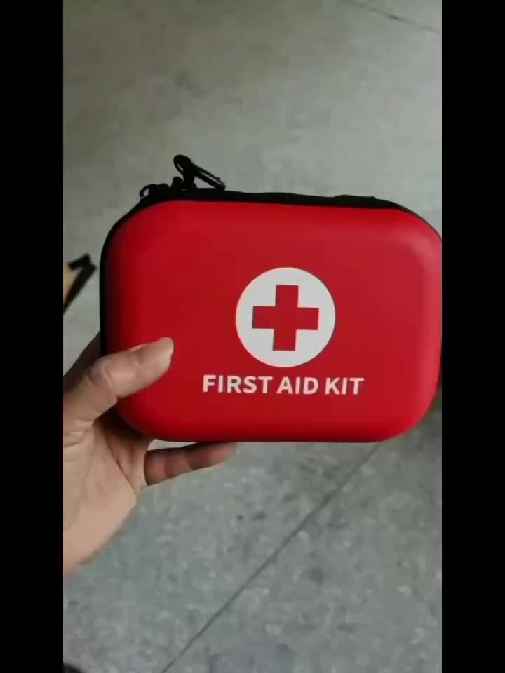 Mini First Aid Kit - Compact 120pcs Medical Kit for Emergencies in Car, Home, Office & Travel