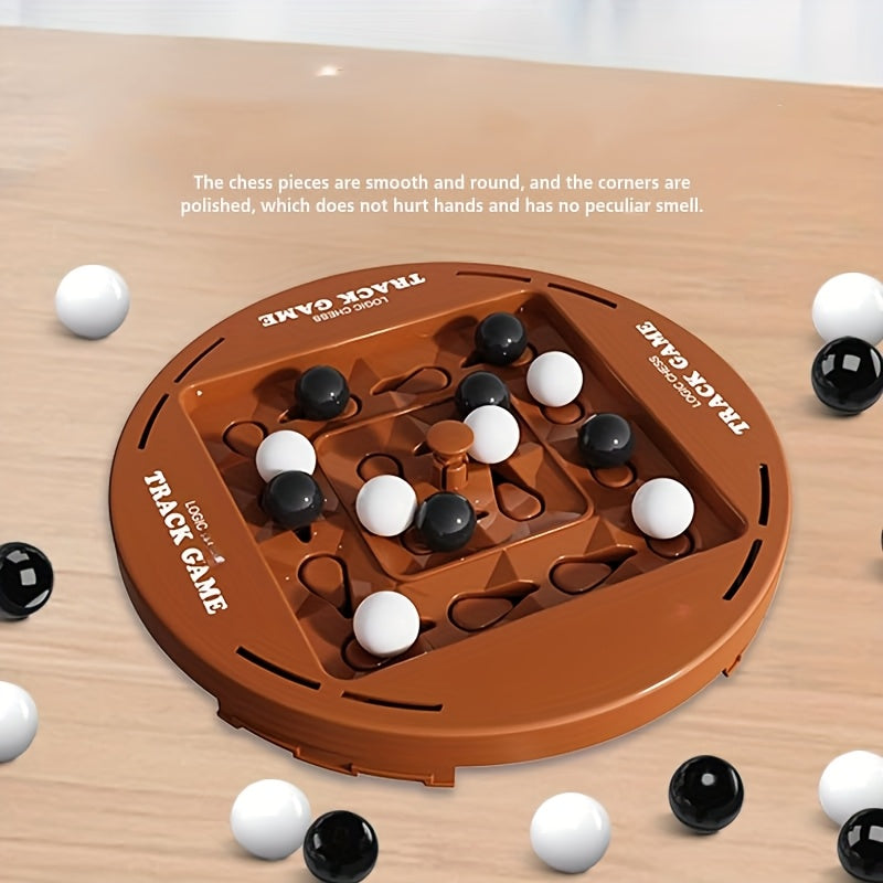 Logic Chess Track Game - Fun & Educational 2 Player Board Game Set for Kids & Adults