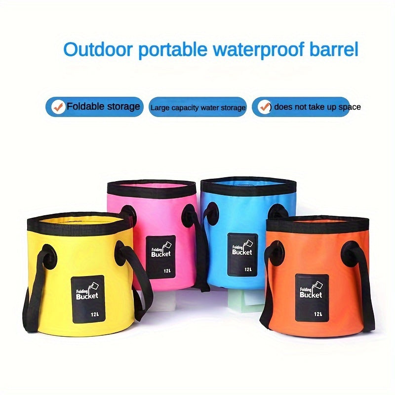 20L Compact Foldable Bucket | Leak-Proof & Durable PE Design for Camping & More