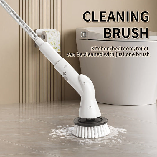 5-in-1 Electric Spin Scrubber with USB Rechargeable 1200mAh Battery | Efficient Cleaning Tool