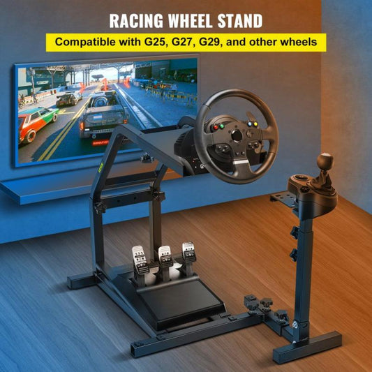 Sturdy Adjustable Wheel Stand for Simulators - Compatible with G29, G27, G25 - Enhance Your Gaming Setup