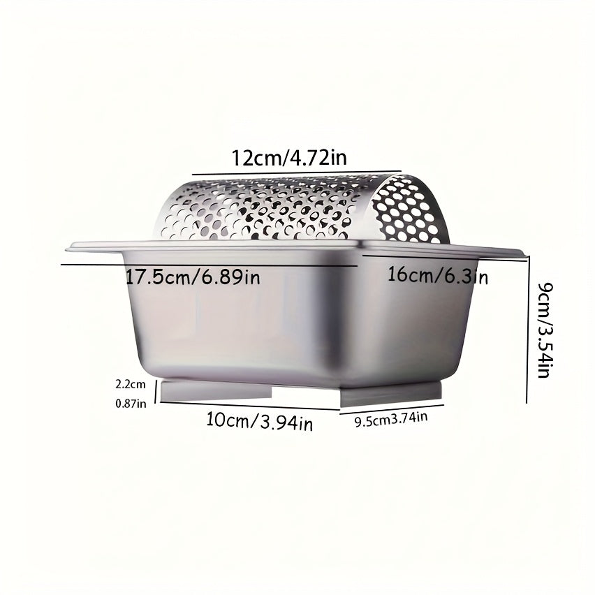 Heavy-Duty Stainless Steel Butter Melter & Cheese Dispenser | Manual Roller Tool for Kitchen Use