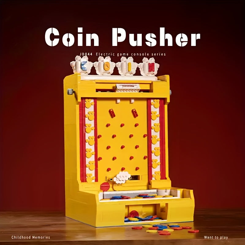 2093-Piece Modular Building Set for Christmas, Halloween & Birthday Gifts - JD044 Coin Pusher Block for Adults & Teens