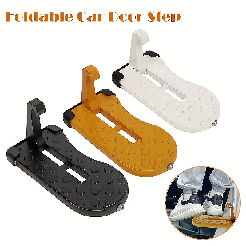 Universal Foldable Roof Rack Latch Step - Durable Aluminum Accessory for Easy Vehicle Access