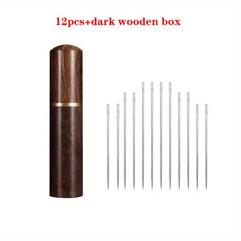 Heavy-Duty Sewing Needles - Easy Threading for Seniors & Arthritic Hands