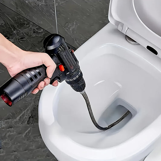 5m Electric Drain Cleaner - Powerful Pipe Cleaning Solution for Toilets and Floors