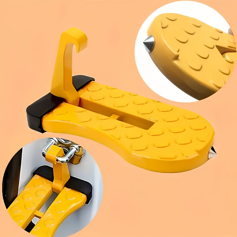 Universal Foldable Roof Rack Latch Step - Durable Aluminum Accessory for Easy Vehicle Access
