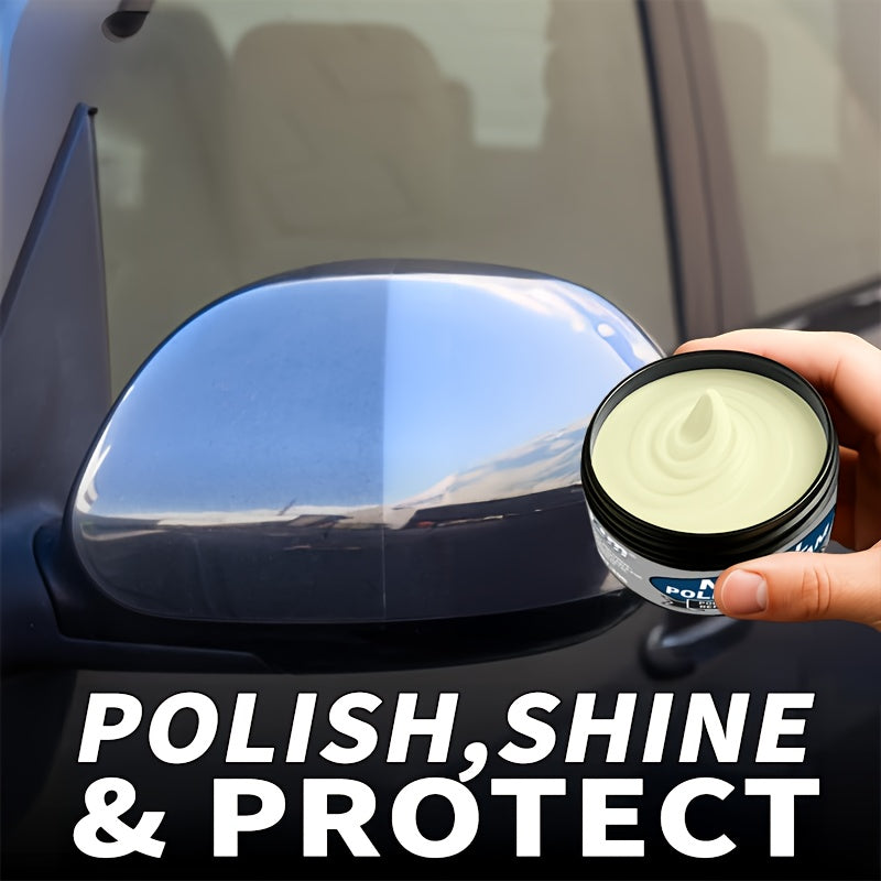 KJM Multi-Purpose Metal Polish & Repair Cream - Scratch Remover & Oxidation Protector for Chrome, Stainless Steel, Aluminum - Auto Detailing