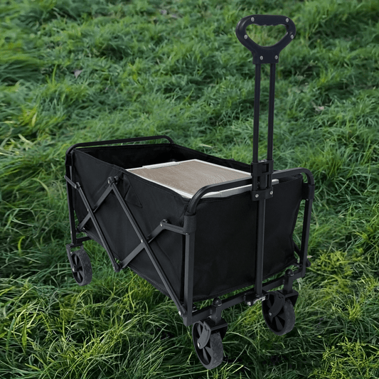 5pcs/1pc Camping Folding Cart with 360° Wheels for Beach Trips