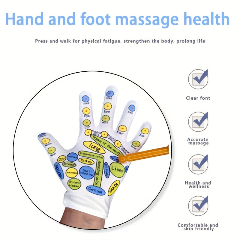 Acupressure Massage Socks with Trigger Point & Massage Tool - Perfect Reflexology Gift